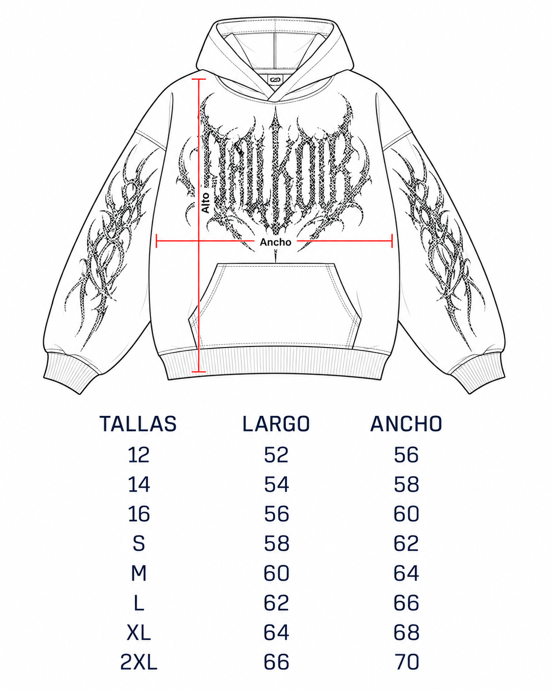 HOODIE BOXYFITT X DARKLORD VERDE