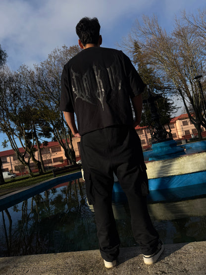 POLERA BOXYFITT NEGRA