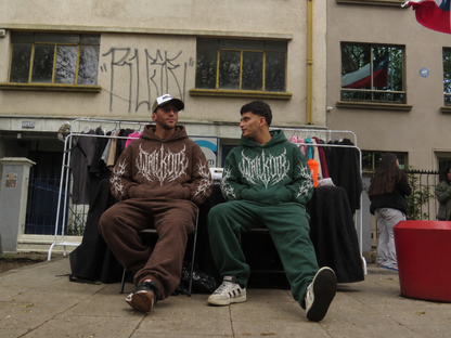 HOODIE BOXYFITT X DARKLORD VERDE