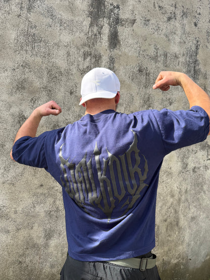 POLERA OVERSIZE BLUE