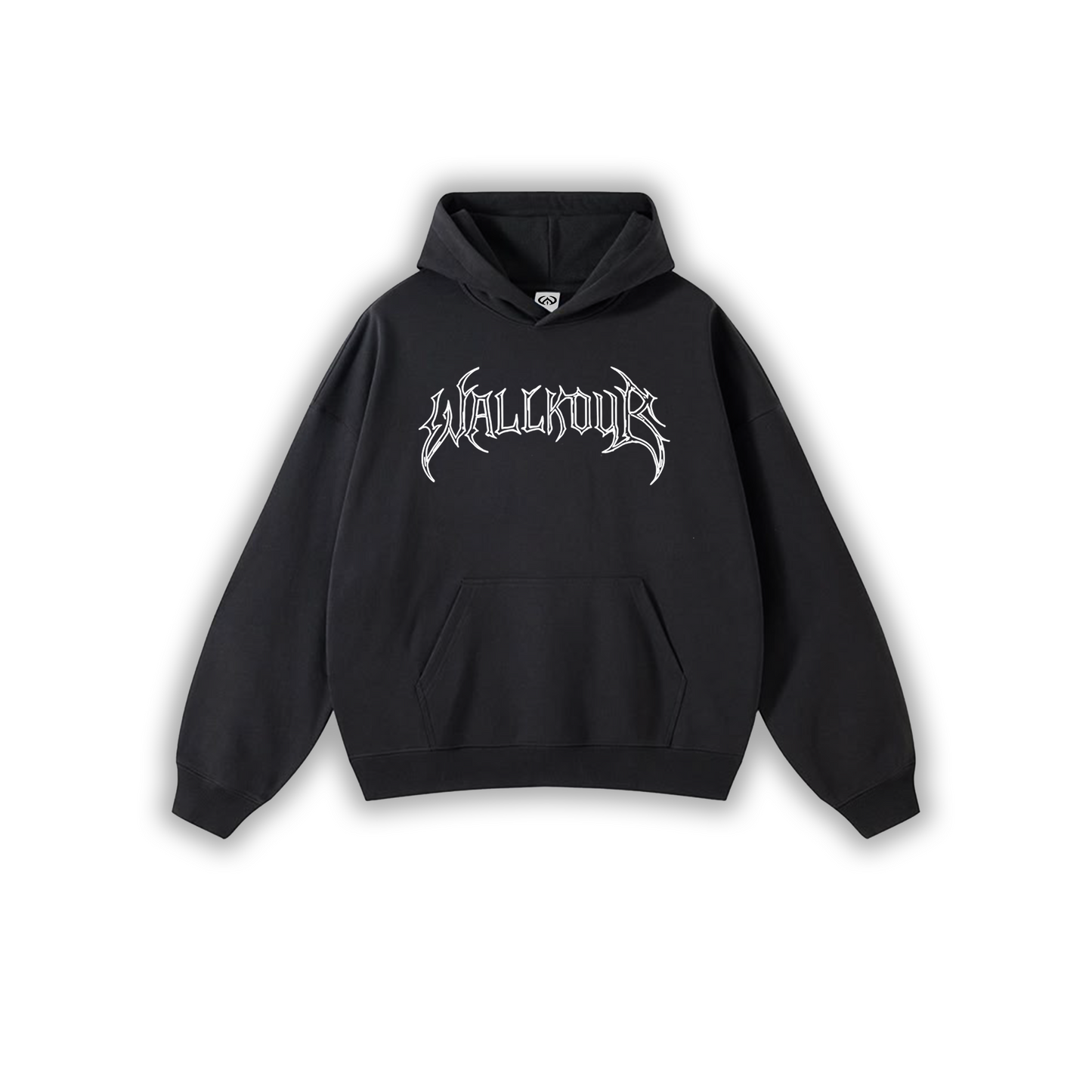 WALLKOUR X HOODIE BLACK TIME