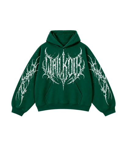 HOODIE BOXYFITT X DARKLORD VERDE